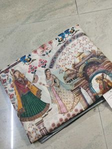 Vibrant Printed Saree