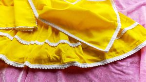 Vibrant Yellow Lehenga Choli Set