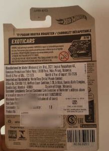 Hot Wheels McLaren W1 , PAGANI