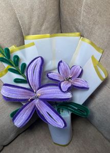 Handmade Purple Flower Bouquet