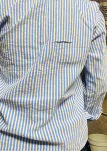 Viral White Strip Shirt 👚