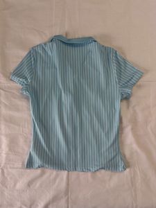 Striped Light Blue Shirt - New