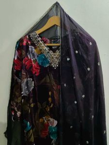 Floral Kurta Set with Dupatta