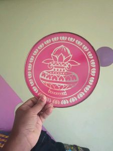 Set of 3 Decorative Round Art Pieces one @99