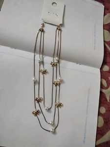 224.Multi-Layered rose gold Necklace