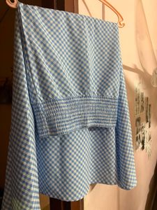 Chic Gingham Mermaid Skirt