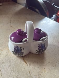 Decorative Ceramic Spice Jar Set