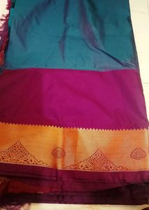 green Silk Saree clearance sale