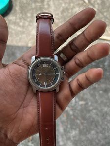 Fastrack Analog Watch with Brown Strap