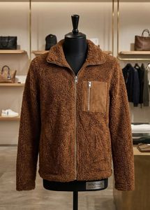 H&M Brown Teddy Fleece Jacket