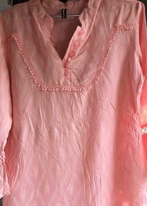 🌸 Elegant Pink Kurti 🌸