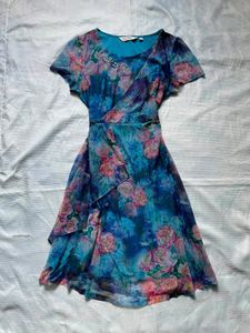 Bohemian Floral Print Dress