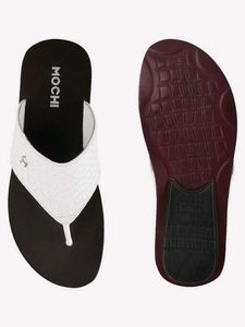 Mochi White Flip Flops for Women
