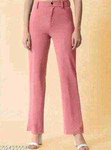 Pink Wide Leg Trousers🌷