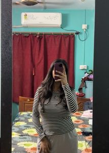 Striped Long Sleeve Top