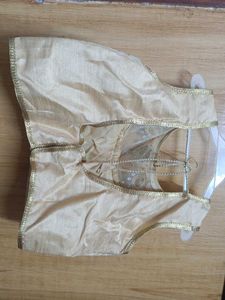 Elegant Gold Embroidered Blouse
