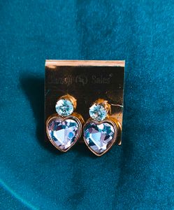 Heart Hair Clip &amp; Earrings combo