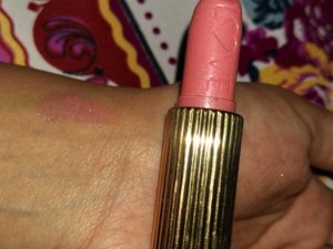 Pink Lipstick with Gold Case
