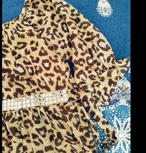 Leopard Print Blouse