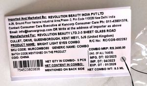 Revolution Bright Light Eyes Combo