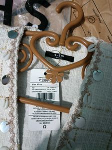 Chic Tweed Embellished Vest