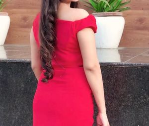 Elegant Off-Shoulder Red Dress