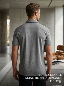 Men's Grey Polo T-Shirt