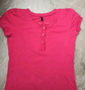 Benetton Melon Pink Top (32")