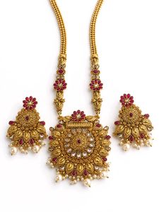 Traditional Gold Plated Necklace Set
