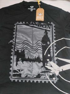 HOUSE OF KOALA Black London Stamp T-Shirt