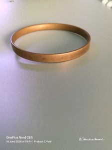Brass Kada for Mens Wrist - Used