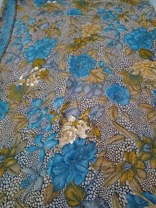 "Discount Offer" Printed Saree With Blouse
