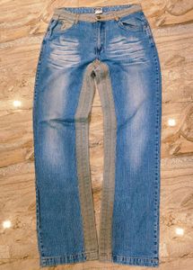 Patchwork Flare Jeans