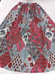 Boho Print Maxi Skirt