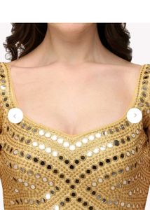 Designer Mirror Work Blouse