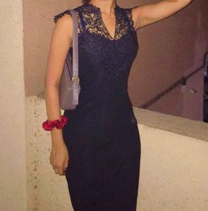 Black Net Dress