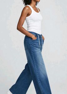 Wide Leg Denim Jeans