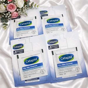 4 Cetaphil Oily Skin Cleanser Sample Packs