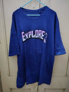 Blue Explore Graphic T-Shirt