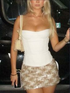 Chic White Corset Top
