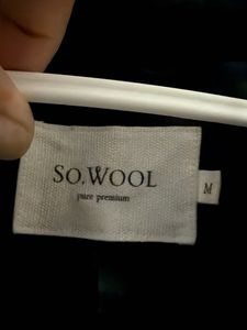 Classic Navy Wool Blend Coat (From Himachal)