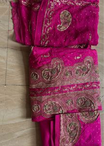 Diwali Sale 🔥 Pink Embroidered Anarkali Suit