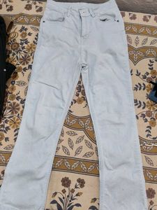 Light Wash Wide Leg Jeans