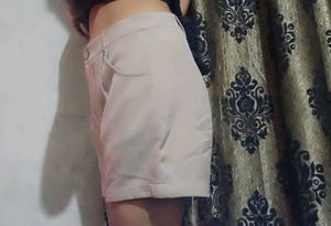 🤎Chic Beige High-Waist Shorts