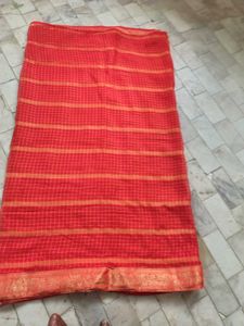 Beautiful red colour saree