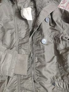 Women's Fur Hooded Parka Jacket