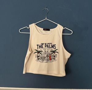 Graphic Print Tank Top 🤍