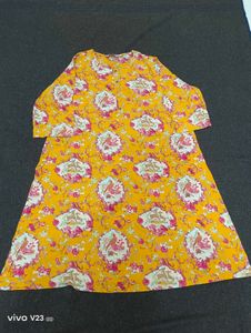 Elegant BIBA Yellow Kurti