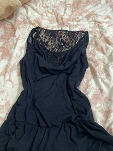 black lace top