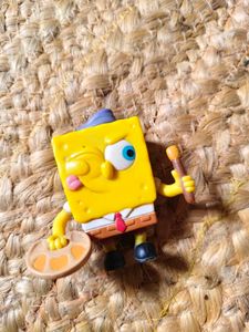 Spongebob Figure with Art Palette